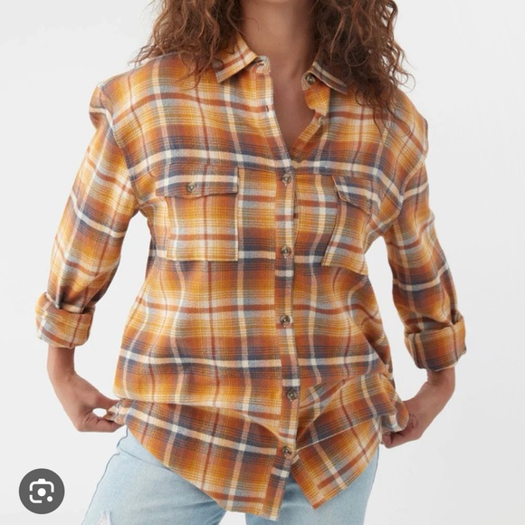 O’Neill Oversized Flannel Shirt size S - Picture 3 of 8
